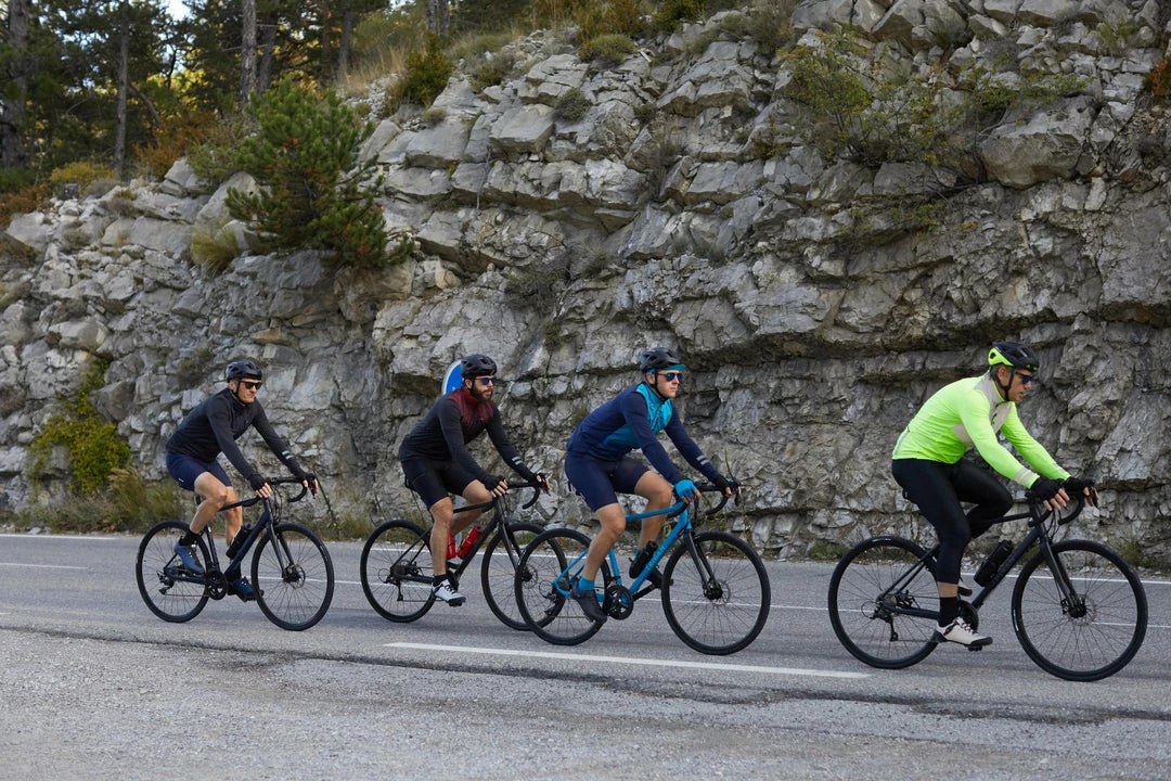 Mountain Biking Triban RC500, Long Sleeved Road Cycling Jersey, Men's