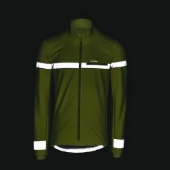 Triban RC100, High Visibility Winter Cycling Jacket, Men's