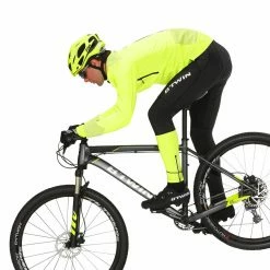Best Sale ๐ Btwin Men's Cycling High Visibility Warm Jacket 900 Road & Gravel Biking โค๏ธ 88 Btwin Men's Cycling High Visibility Warm Jacket 900 Road & Gravel Biking