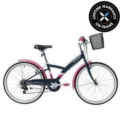Btwin Original 500 Girls' Bike, 24", Kids 4'5" To 4'11" Kids' Bikes