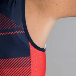 Btwin Cycling Sleeveless Jersey RoadC 900 Red