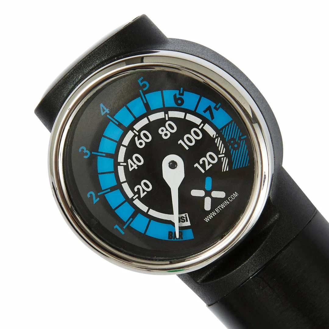 Buy 👏 Btwin Telescopic Hand Pump With Pressure Gauge 920 Road & Gravel Biking 💯 3 Btwin Telescopic Hand Pump With Pressure Gauge 920 Road & Gravel Biking
