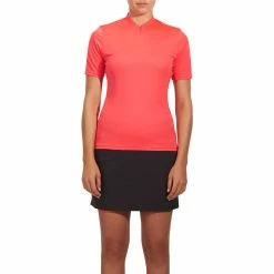 Mountain Biking Triban 100, Short Sleeved Moisture-Wicking Cycling Jersey, Women's