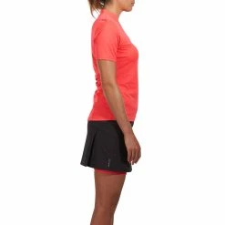 Mountain Biking Triban 100, Short Sleeved Moisture-Wicking Cycling Jersey, Women's