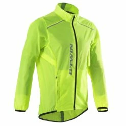 Btwin Men's Road Cycling Cycle Touring Showerproof Jacket 100 Road & Gravel Biking
