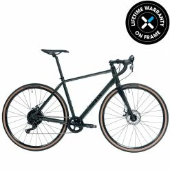 Triban GRVL120, Disc Microshift Gravel Bike Road & Gravel Biking